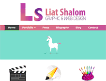 Tablet Screenshot of liatshalomdesign.com